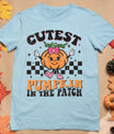 Cutest Pumpkin In The Patch Funny Halloween Thanksgiving T-Shirt