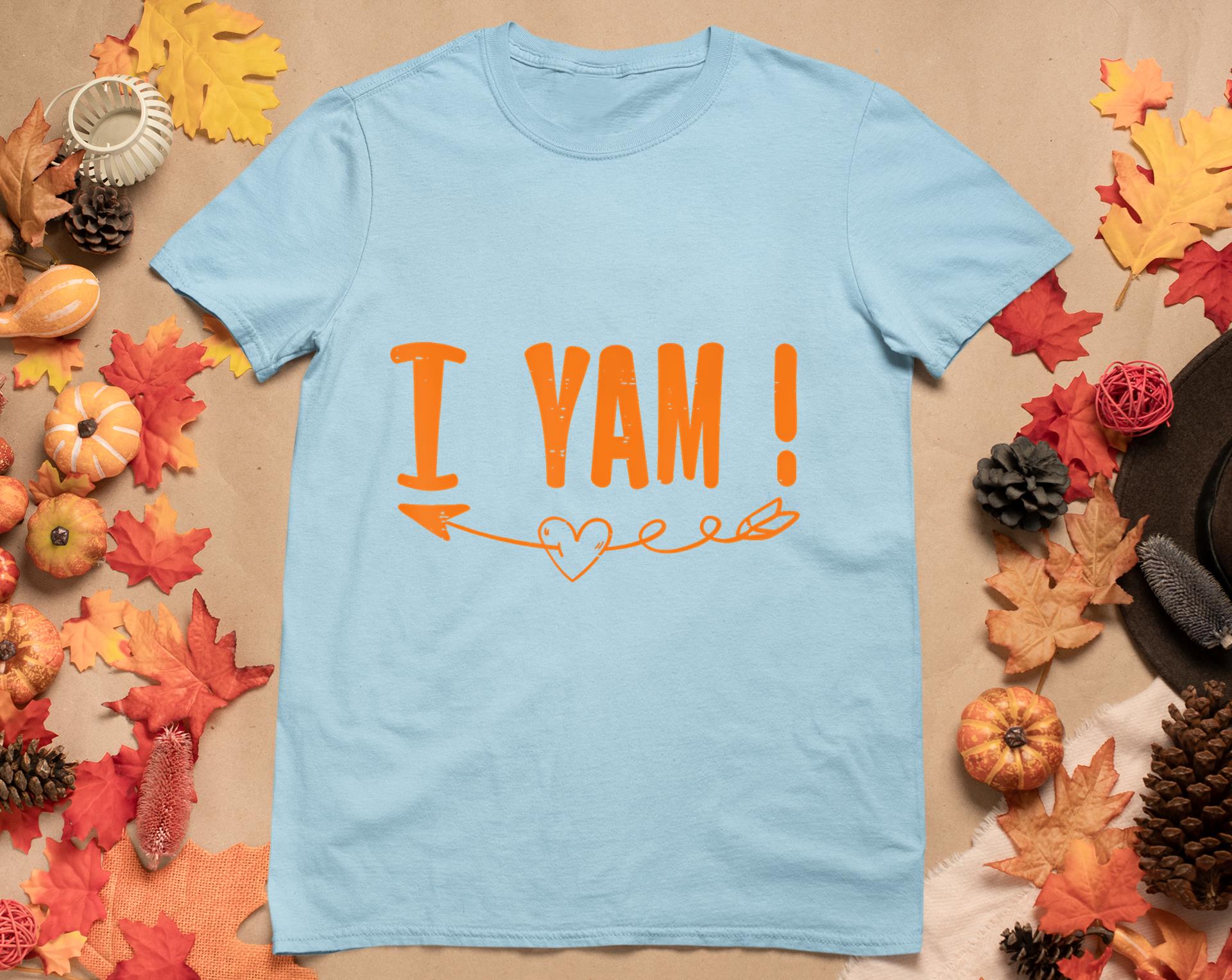 Thanksgiving Matching Couple She's My Sweet Potato I Yam T-Shirt