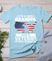 Dad Grandpa Veteran Nothing Scares Patriotic Veterans Day T-Shirt