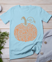 Vintage Pumpkin Women'S Autumn Fall Thanksgiving Halloween T-Shirt