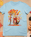 It's Fall Y'All Cat Leaf Fall Tree Hello Autumn Thanksgiving T-Shirt