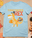 Turkeysaurus Rex Dab Turkey Dino Toddler Boys Thanksgiving T-Shirt