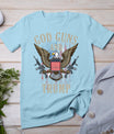 God Guns And Trump 2nd Amendment Flag Ar15 American Flag T-Shirt