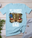 Father Veterans Day My Favorite Veteran Is My Dad For Kids T-Shirt