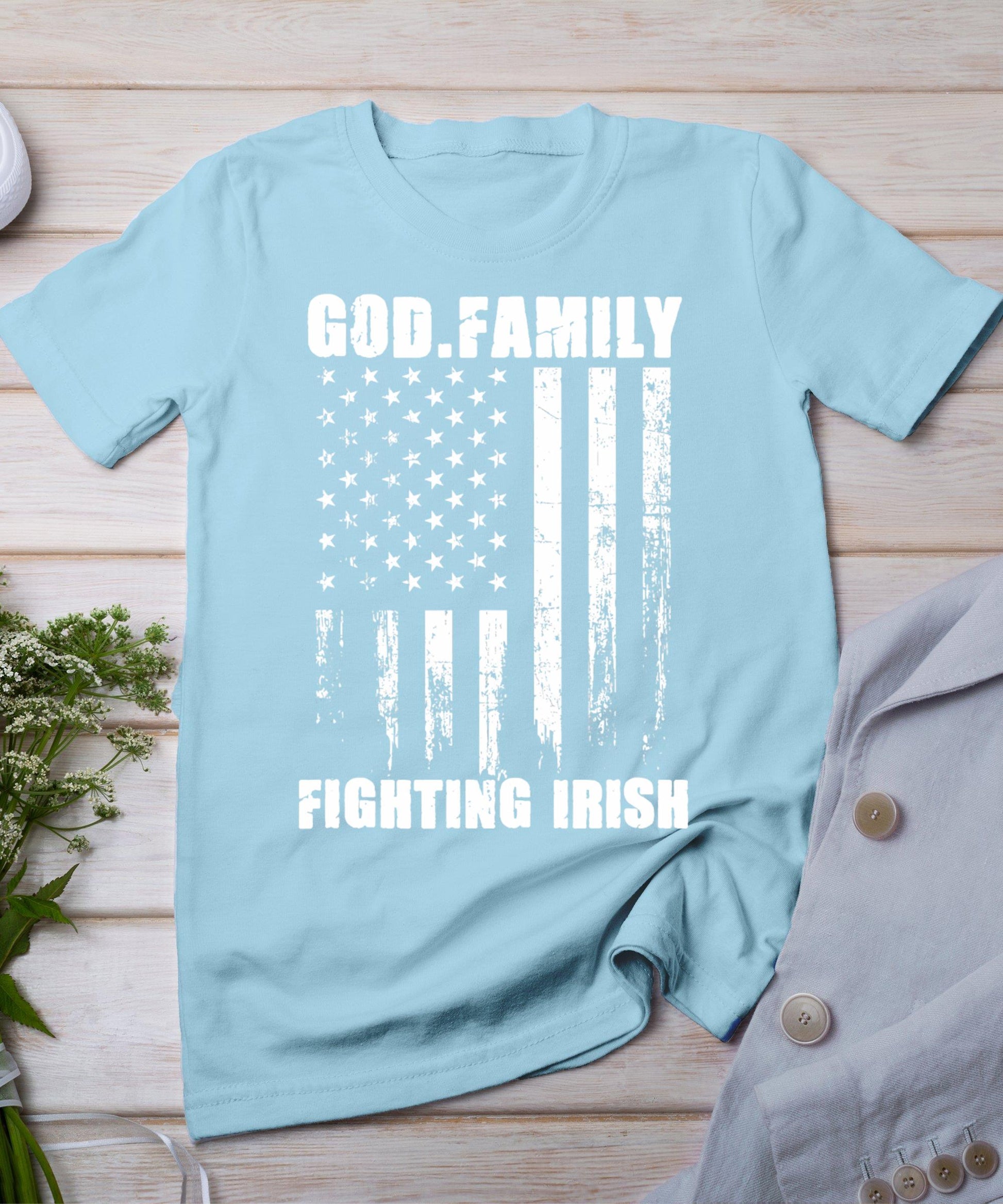 One Nation Under God Trump 2024 God American Flag T-Shirt