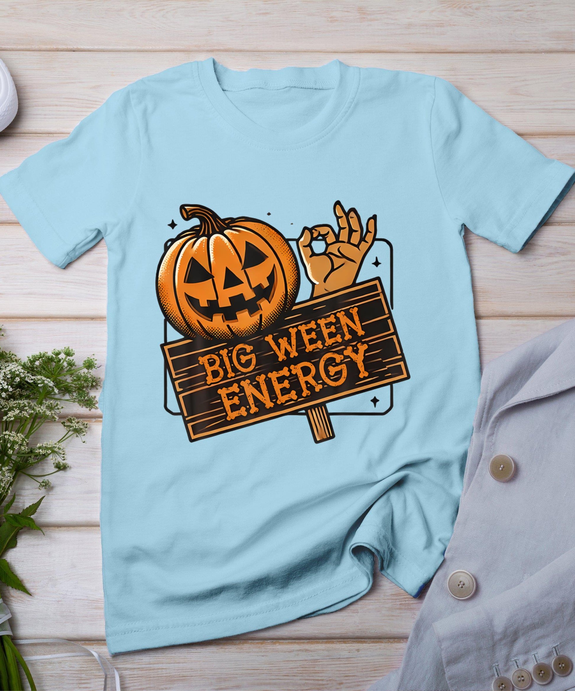 Vintage Big Ween Energy Shirt Carved Pumpkins T-Shirt