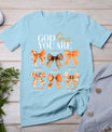 Autumn Christian Thanksgiving Coquette Bow God Says You Are T-Shirt