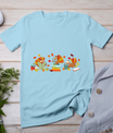 Turkey Reading Books Fall Thanksgiving Teacher Book Lovers T-Shirt