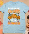 Pumpkins Nurse Halloween Scrub Top Fall Thanksgiving Women T-Shirt