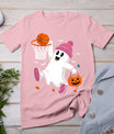 Funny Halloween Ghost Dunking Basketball Costume Boys Kids T-Shirt