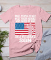 American Proud Veteran Son Veterans Day Memorial Day T-Shirt