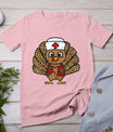 Turkey Nurse Stethoscope Thanksgiving Nurse Turkey Autumn T-Shirt