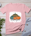 Bleached Leopard Pumpkin Autumn Its Fall Yall Thanksgiving T-Shirt