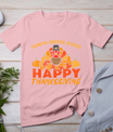 Thankful Grateful Blessed Happy Thanksgiving Turkey Women T-Shirt