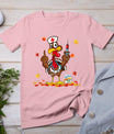 Thanksgiving Scrub Tops Women Turkey Nurse Holiday Nursing T-Shirt