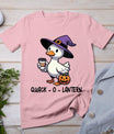 Goose Halloween Spooky Season Funny Goose Quack O Lantern T-Shirt