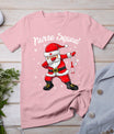 Christmas Scrub Tops Women Dabbing Santa Scrubs Nurse Squad T-Shirt