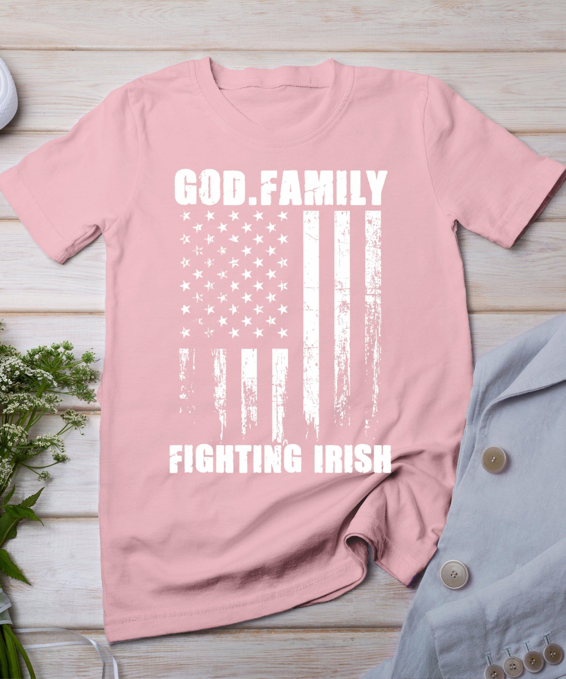 One Nation Under God Trump 2024 God American Flag T-Shirt