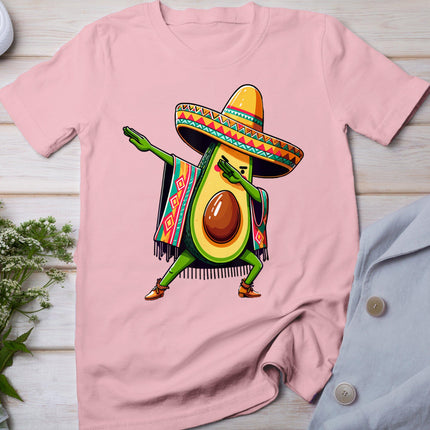 Dabbing Avocado Mexican Poncho Cinco De Mayo T-Shirt