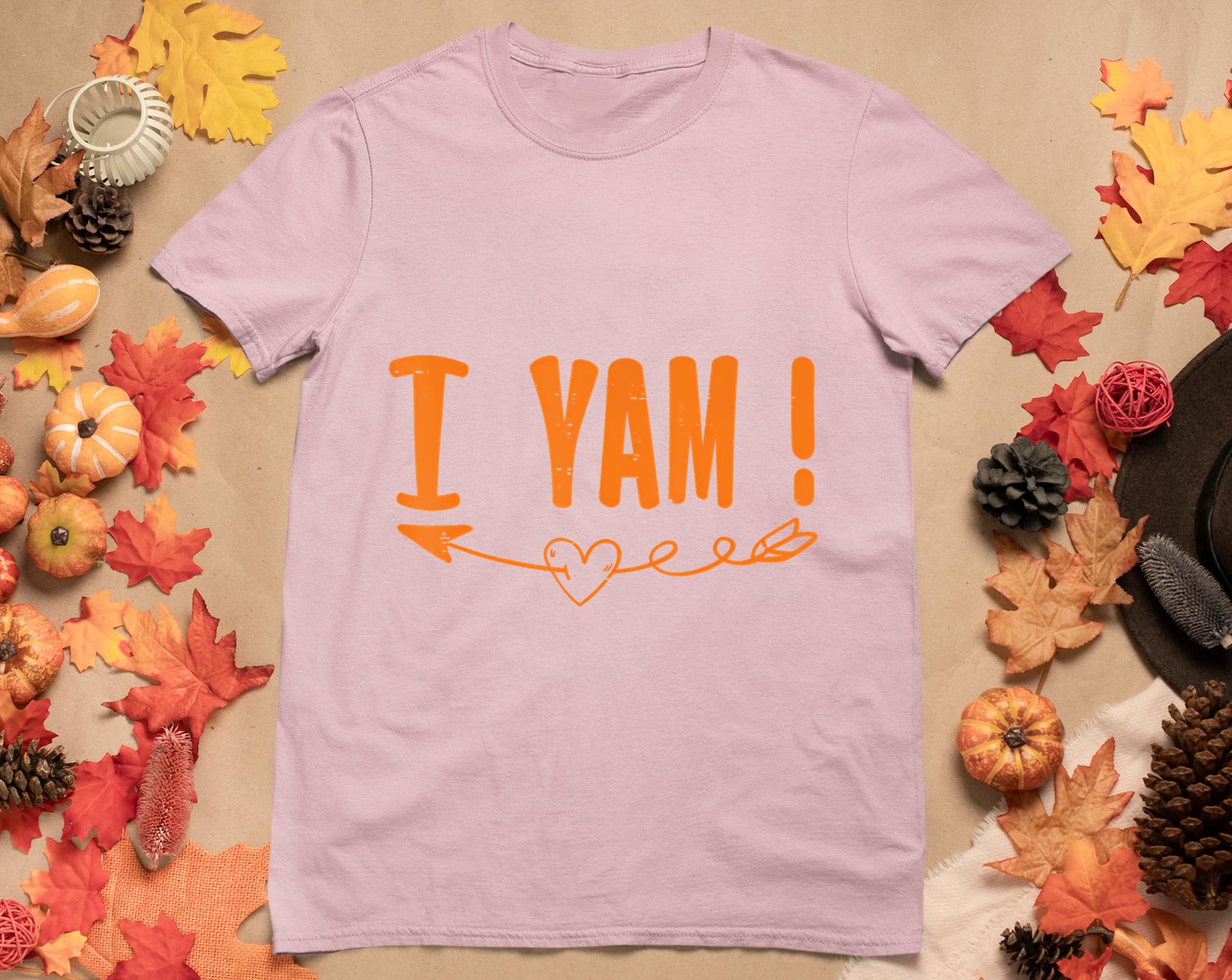 Thanksgiving Matching Couple She's My Sweet Potato I Yam T-Shirt