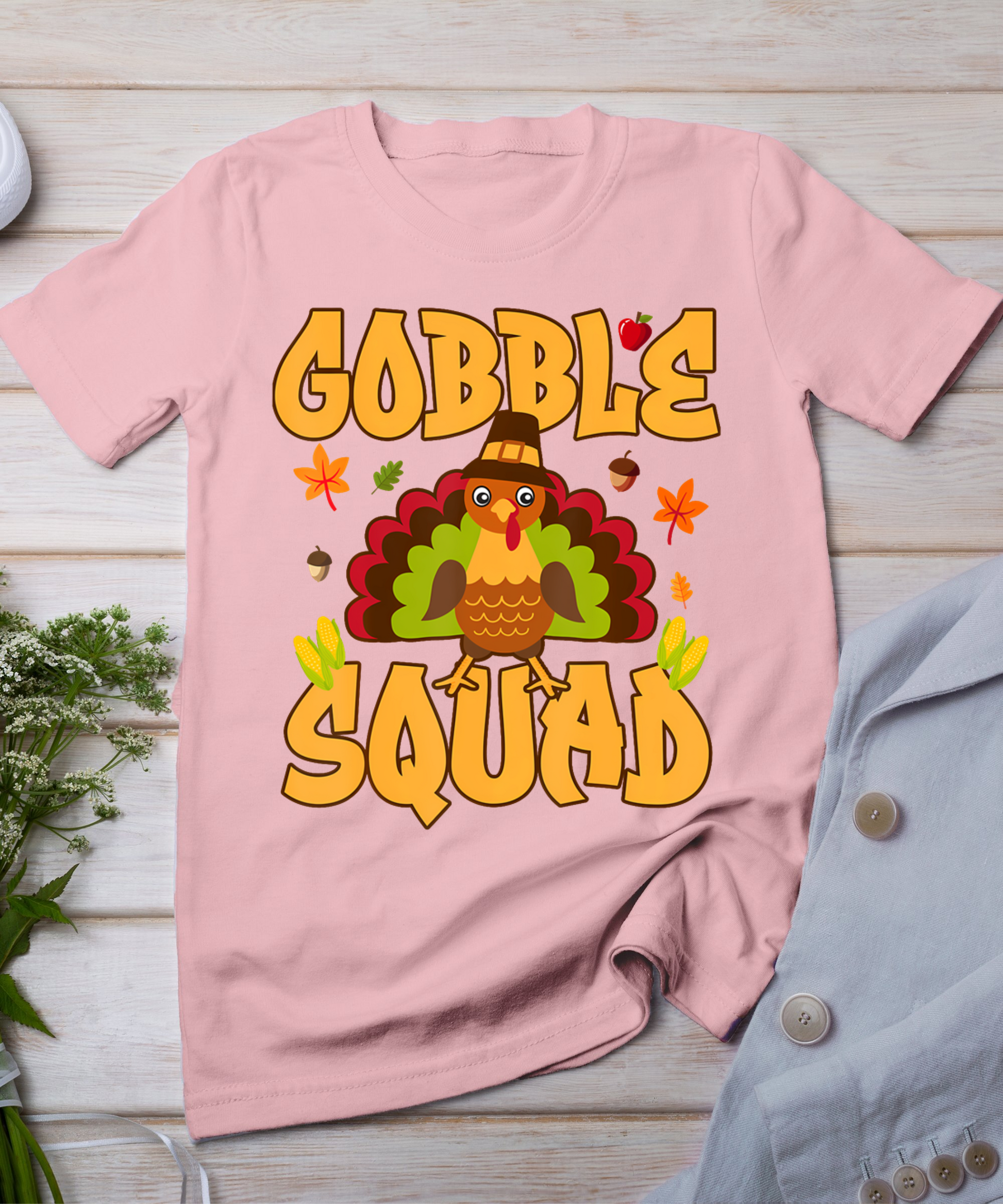 Gobble Squad Turkey Design - Gobble Squad T-Shirt