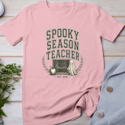 Funny Halloween Teacher Vintage Spooky Season T-Shirt