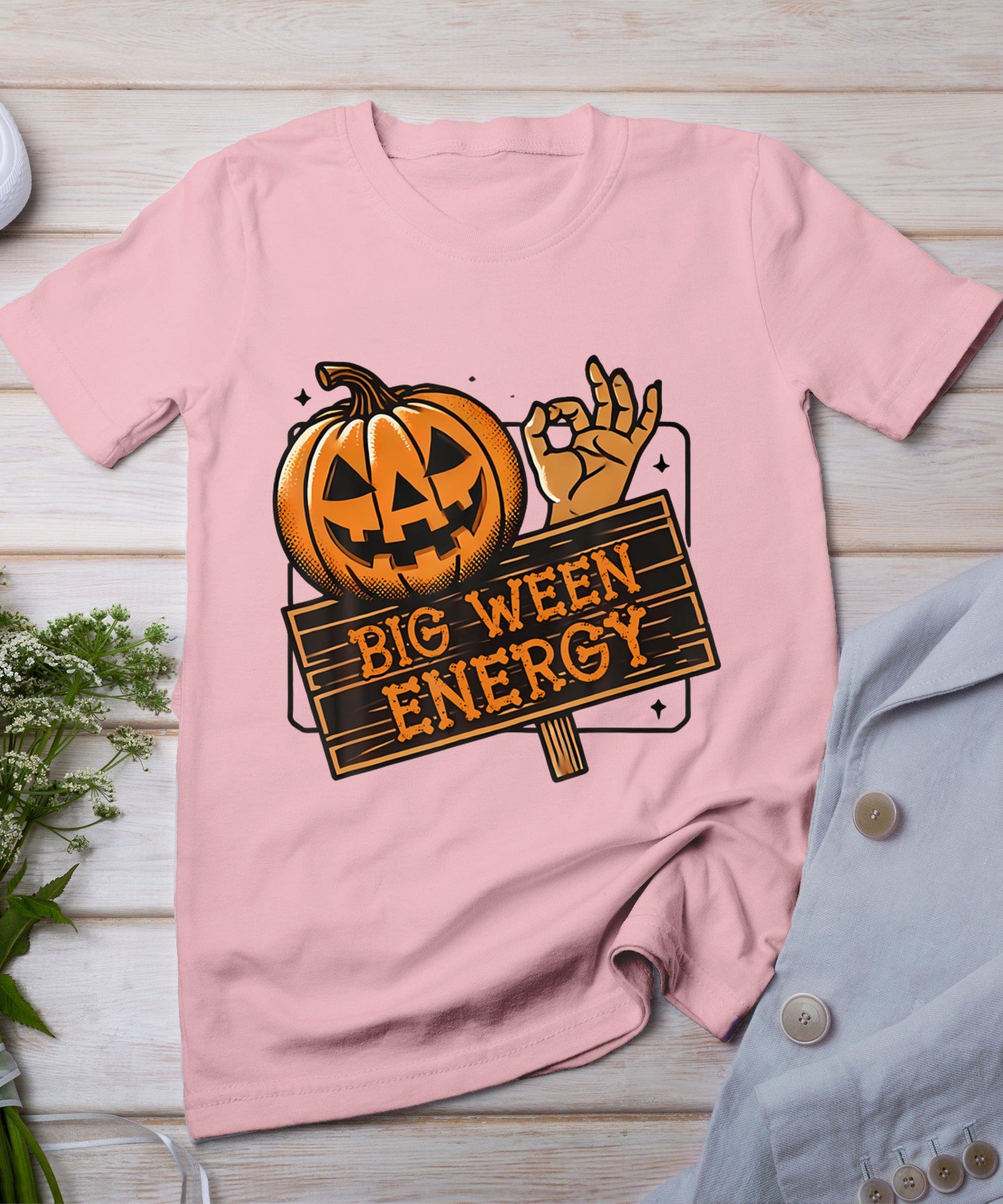 Vintage Big Ween Energy Shirt Carved Pumpkins T-Shirt