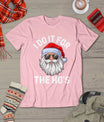 I Do It For The Ho's Funny Inappropriate Christmas Men Santa T-Shirt