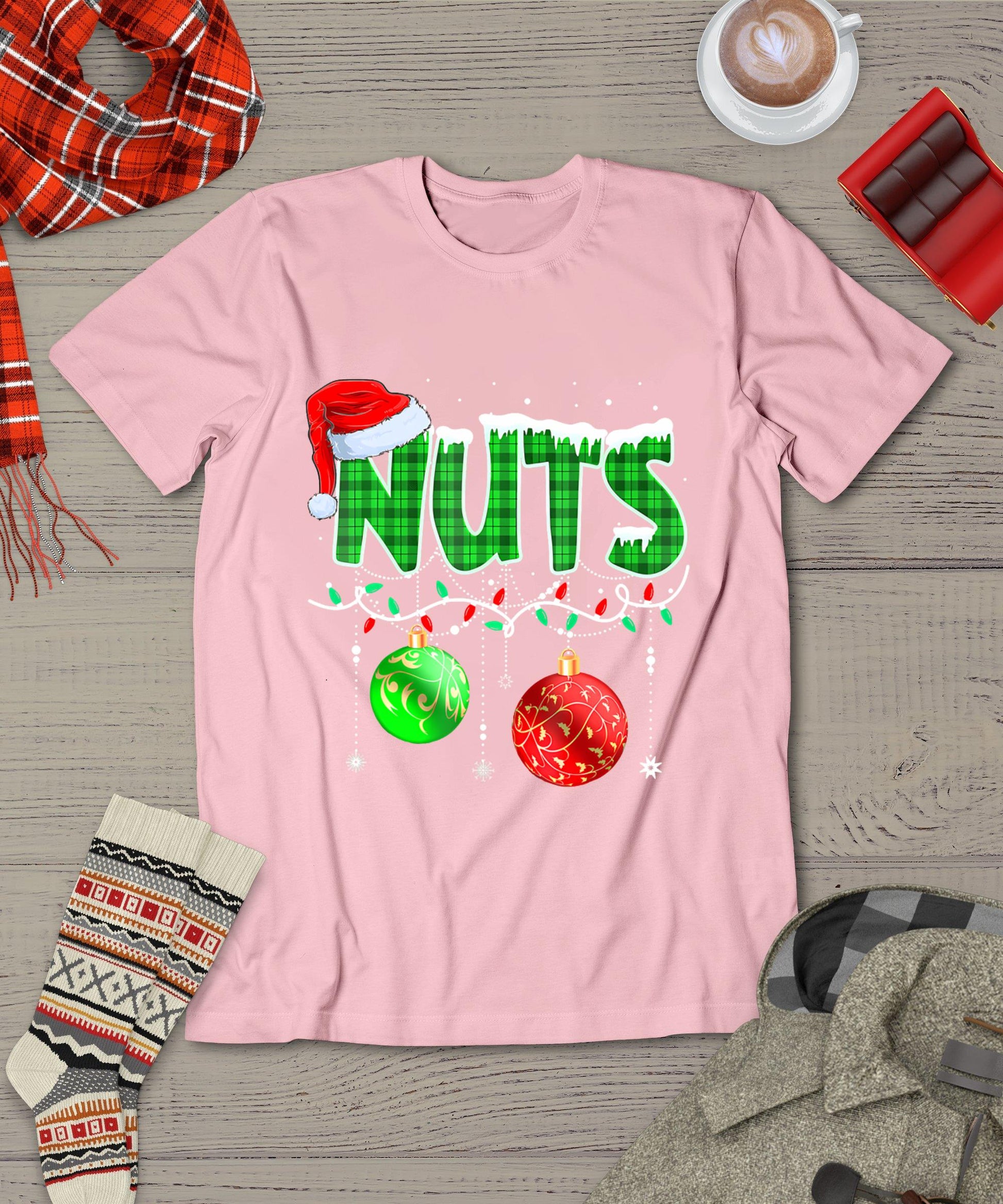 Chestnuts Matching Family Funny Chest Nuts Christmas Couples T-Shirt