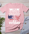 Proud Daughter Veteran Nothing Scares Patriotic Veterans Day T-Shirt