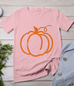 Fall Pumpkin Cute Thanksgiving Autumn Buffalo Plaid Pumpkin T-Shirt