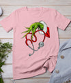 Nurse Funny Merry Christmas Stethoscope Nursing Xmas Pajamas T-Shirt