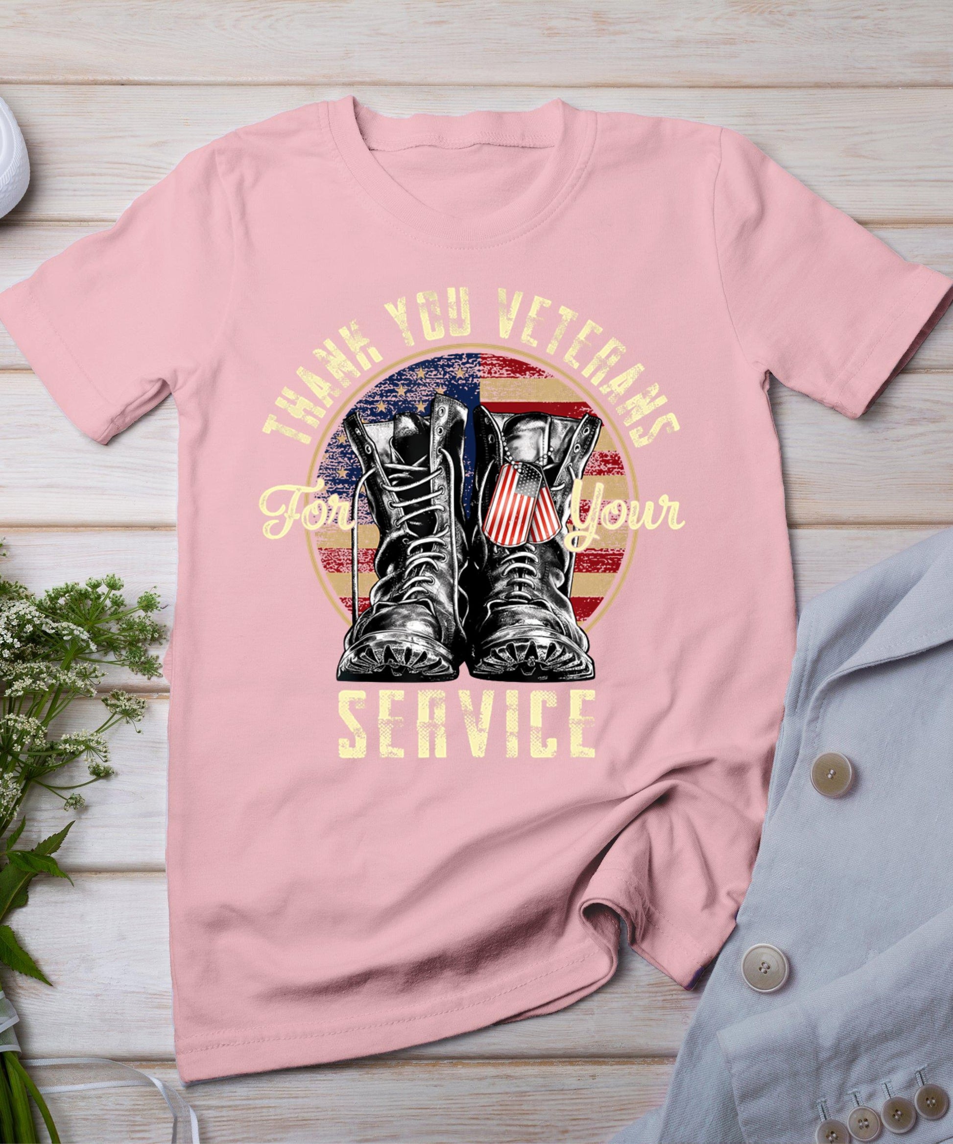 Thank You Veterans For Your Service Veterans Day T-Shirt