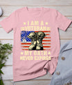 I Am A Veteran My Oath Never Expires Veteran Day Usa Flag T-Shirt