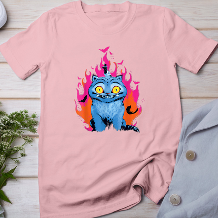 Kpop Demon Hunters Halloween Derpy & Sussie Flames & Bats T-Shirt