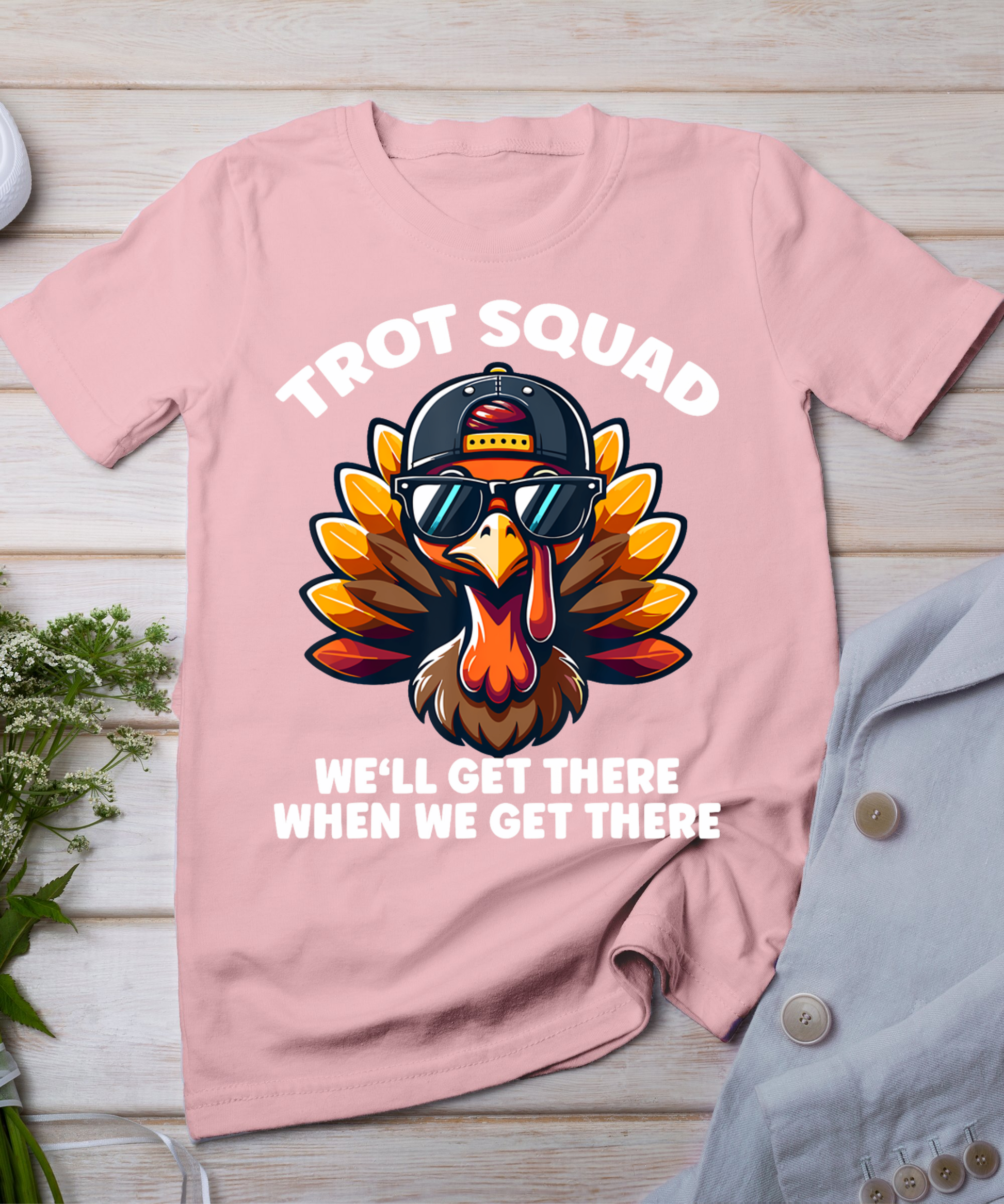 Thanksgiving Turkey Running Outfit Gear Costume Turkey Trot T-Shirt