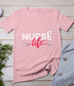 Nurse Life Hospital Lpn Stethoscope Healthcare Nursing Nurse T-Shirt