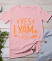 Thanksgiving Matching Couples Outfit Sweet Potato Yes I Yam T-Shirt