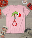 Nurse Christmas Stethoscope Nurses Xmas Pajamas Pjs Women T-Shirt