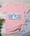 Winter Nicu Nurse Xmas Snowman Neonatal Intensive Care Unit T-Shirt