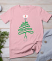 Stethoscope Christmas Tree Nurse Christmas Scrub Top Xmas T-Shirt