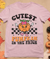 Cutest Pumpkin In The Patch Funny Halloween Thanksgiving T-Shirt