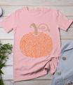 Vintage Pumpkin Women'S Autumn Fall Thanksgiving Halloween T-Shirt