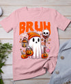 Bruh Ghost Halloween Cute Ghost Trick Or Treat Candy T-Shirt