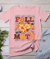 Fall Teacher Fall In Love With Math Funny Math Thanksgiving T-Shirt