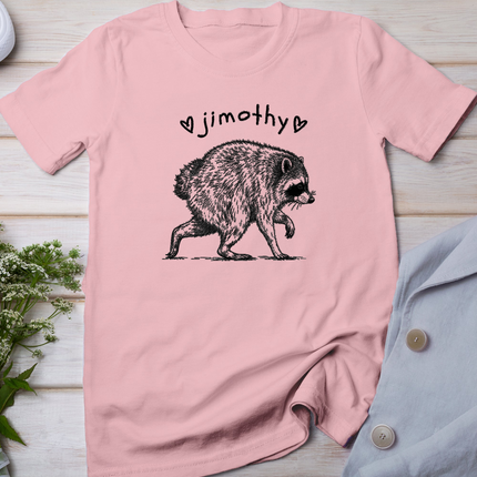 Jimothy Cute Viral Short Spined Racoon T-Shirt