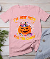 I'm Just Here For The Candy Funny Halloween Trick Or Treat T-Shirt