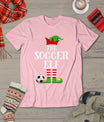 Soccer Elf Family Matching Christmas Group Elf Pajama Gift T-Shirt