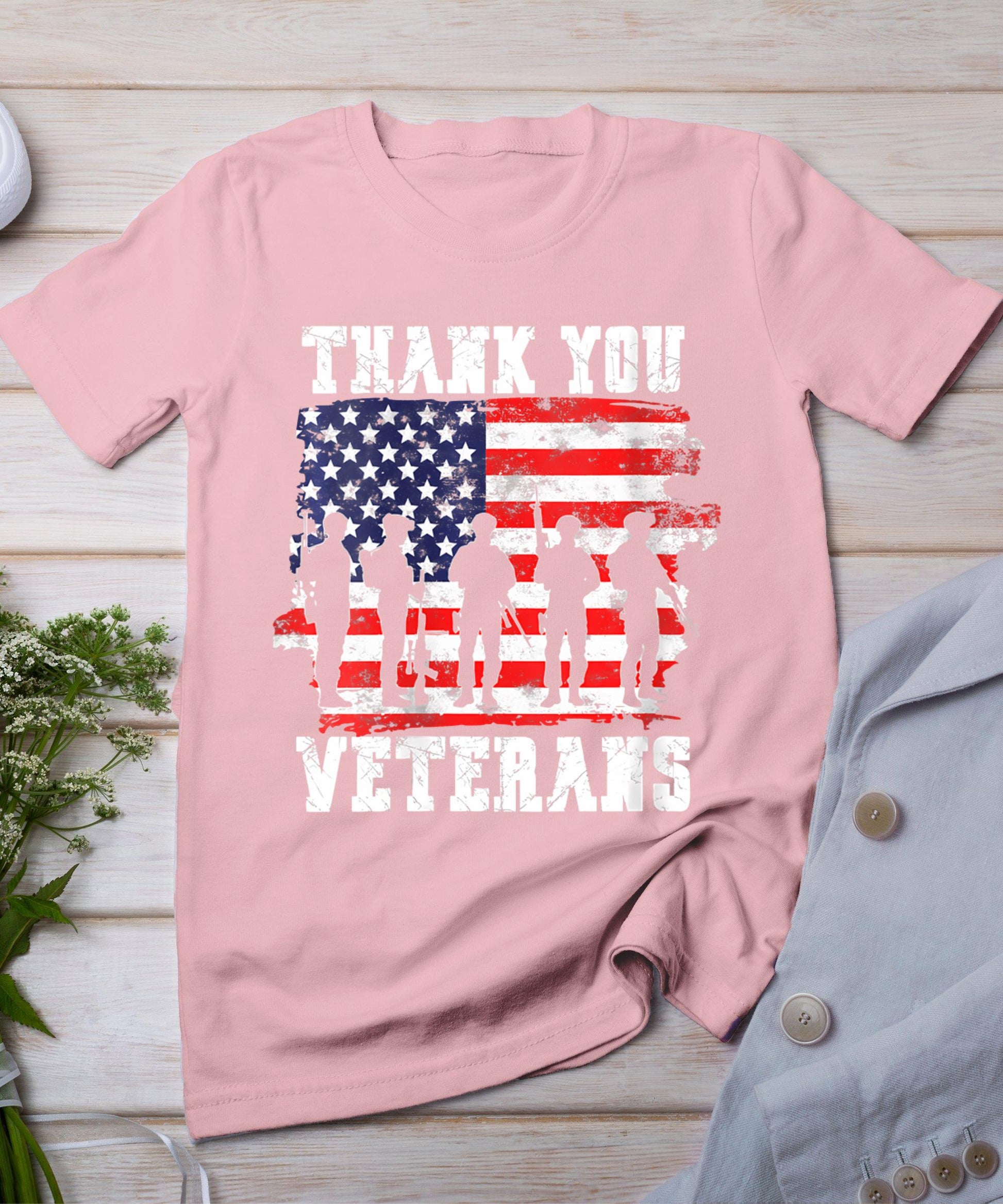 Womens Thank You Veterans For Veterans Day T-Shirt