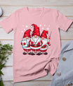 Cute Nursing Christmas Gnomes Xmas Medical Scrub Top Nurse T-Shirt